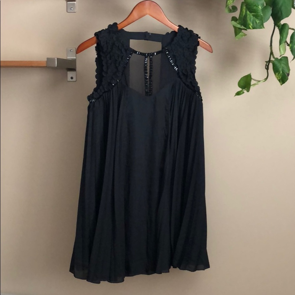 Black Baby Doll Anthropologie Dress